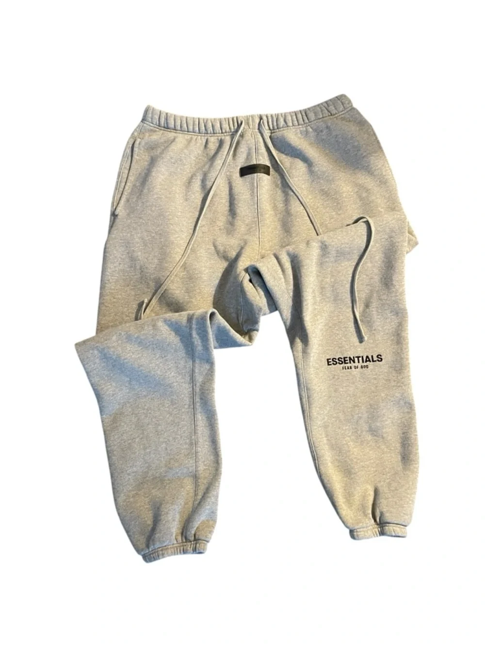 Fear of God Essentials Dark Oatmeal Gray Sweatpants Joggers Size XL